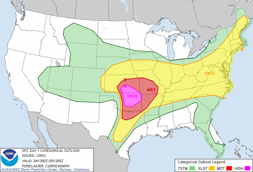 May 24, 2011 Convective Outlook