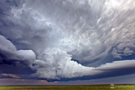 Supercell in central Colorado reorganizing.