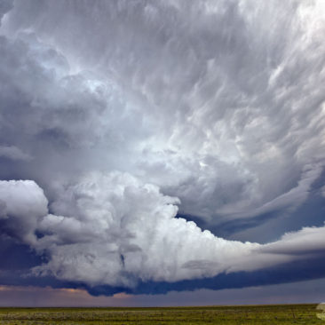 Supercell in central Colorado reorganizing.