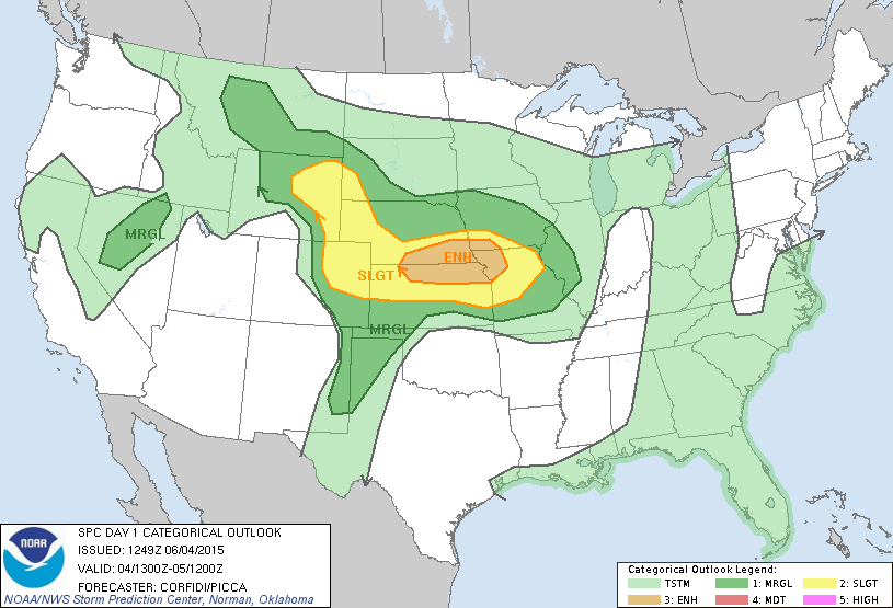 June 04 2015 Convective Outlook