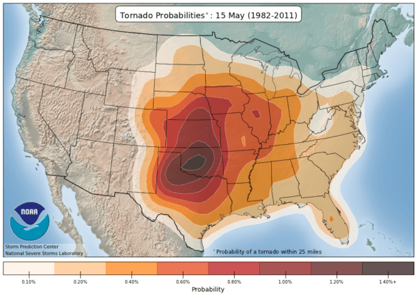May 15 Tornado Climitology