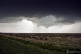Central Kansas Supercell Thunderstorm Base