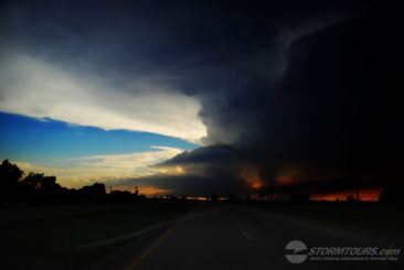 North Texas Supercell at Dusk