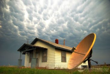 Oklahoma mammatus clouds