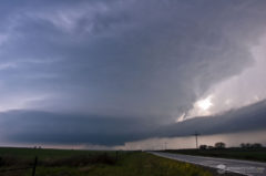 Storm Chasing near Protection Kansas