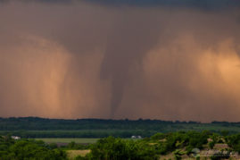 rain-wrapped tornado