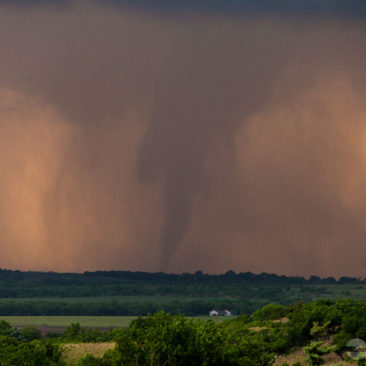 rain-wrapped tornado