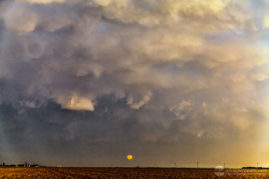 supercell sunset