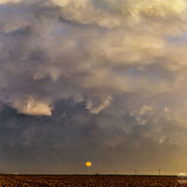 supercell sunset