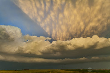 Supercell Mammatus Sunset