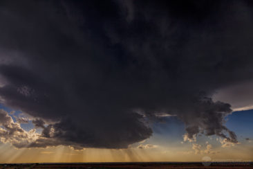 Supercell at Sunset