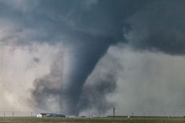 Tornado near Dodge City in 2016